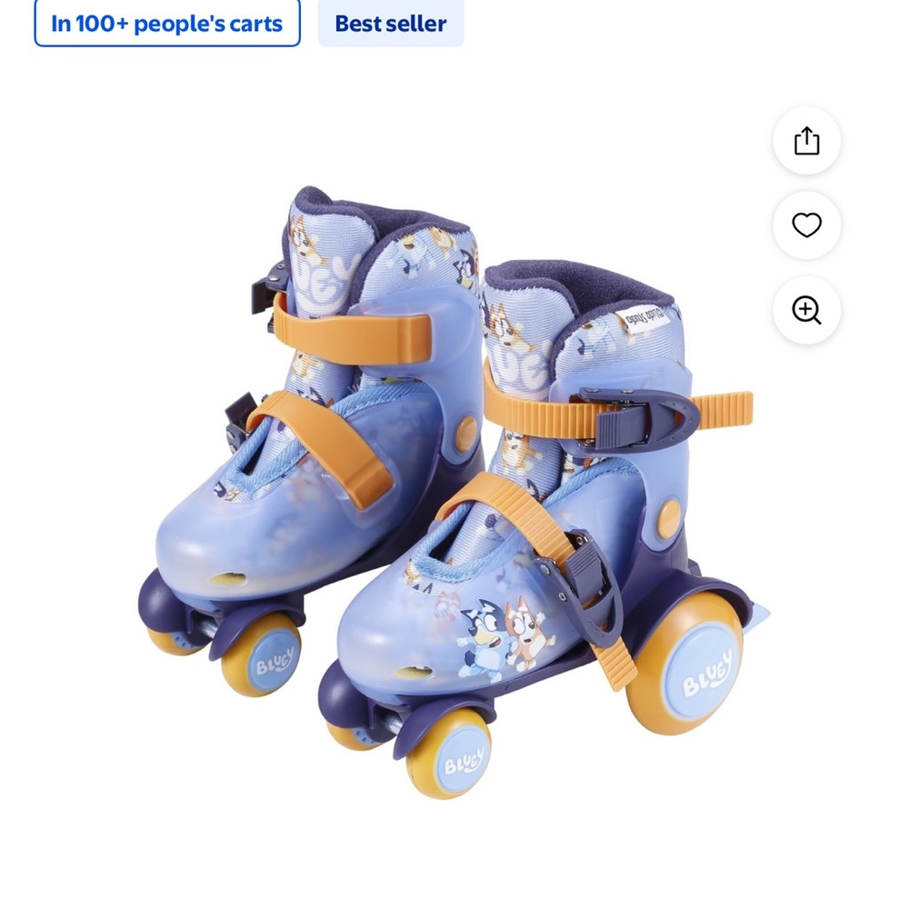 Kids Bluey Adjustable Roller Skates - Picture 7 of 8